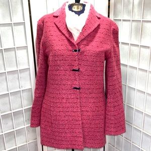 Carlisle Dusty Rose Boucle Blazer Size 0